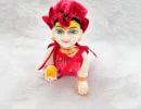 beautiful dress for laddu gopal, krishna and radha rani. Ornaments for idols
