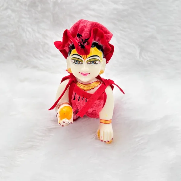 beautiful dress for laddu gopal, krishna and radha rani. Ornaments for idols
