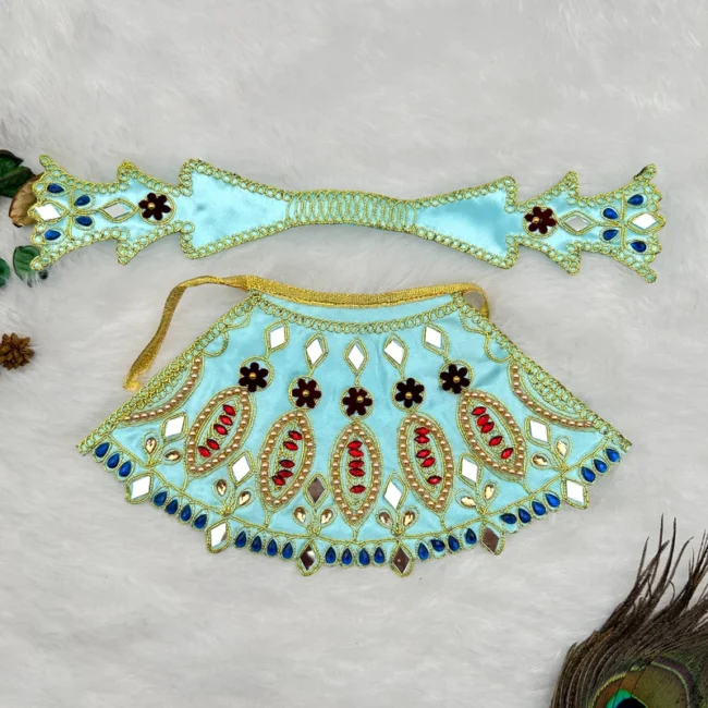 Lahnga Patka Dress poshak for Mata Rani, Lakshmi Mata, Khatu Shyam