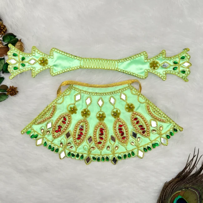 Lahnga Patka Dress poshak for Mata Rani, Lakshmi Mata, Khatu Shyam