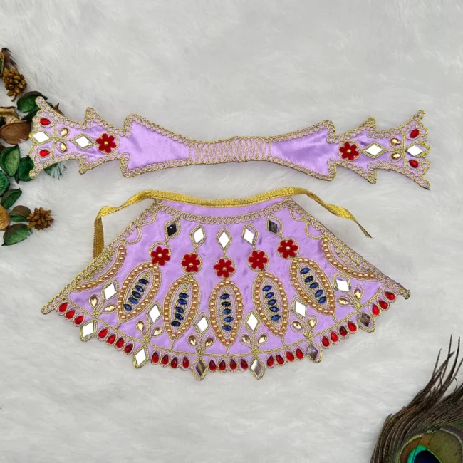 Lahnga Patka Dress poshak for Mata Rani, Lakshmi Mata, Khatu Shyam