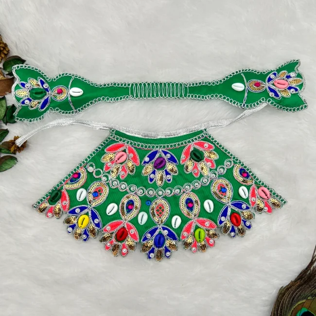 Lahnga Patka Dress poshak for Mata Rani, Lakshmi Mata, Khatu Shyam