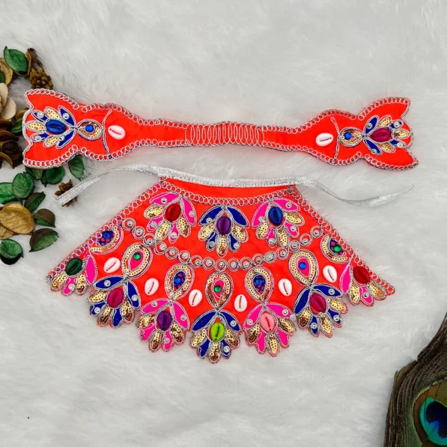 Lahnga Patka Dress poshak for Mata Rani, Lakshmi Mata, Khatu Shyam