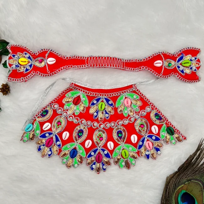 Lahnga Patka Dress poshak for Mata Rani, Lakshmi Mata, Khatu Shyam