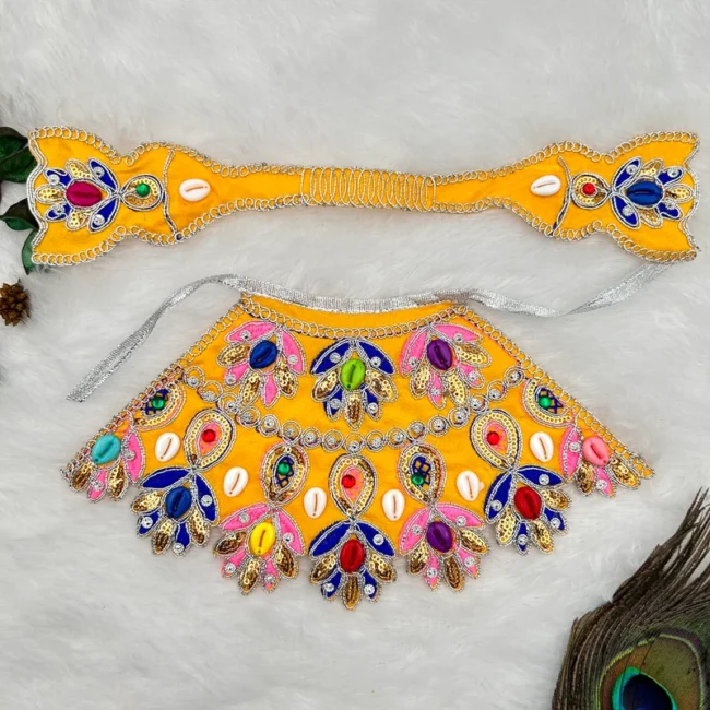 Lahnga Patka Dress poshak for Mata Rani, Lakshmi Mata, Khatu Shyam
