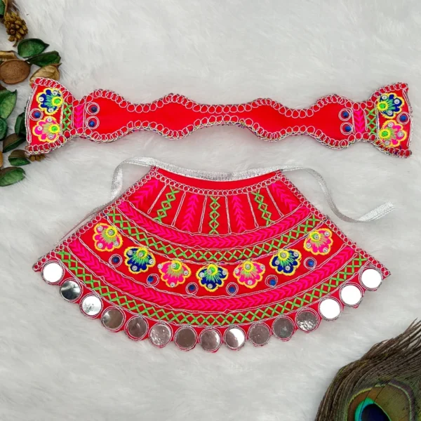 Lahnga Patka Dress poshak for Mata Rani, Lakshmi Mata, Khatu Shyam