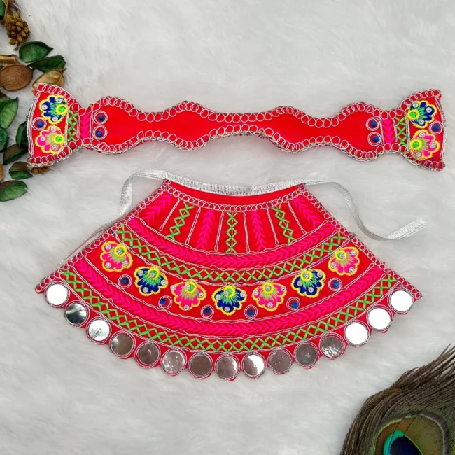 Lahnga Patka Dress poshak for Mata Rani, Lakshmi Mata, Khatu Shyam