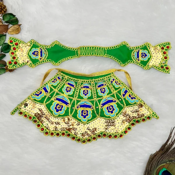 Lahnga Patka Dress poshak for Mata Rani, Lakshmi Mata, Khatu Shyam