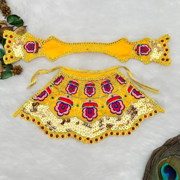 Lahnga Patka Dress poshak for Mata Rani, Lakshmi Mata, Khatu Shyam
