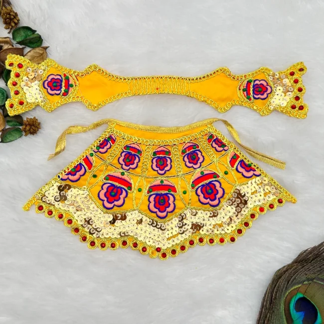 Lahnga Patka Dress poshak for Mata Rani, Lakshmi Mata, Khatu Shyam