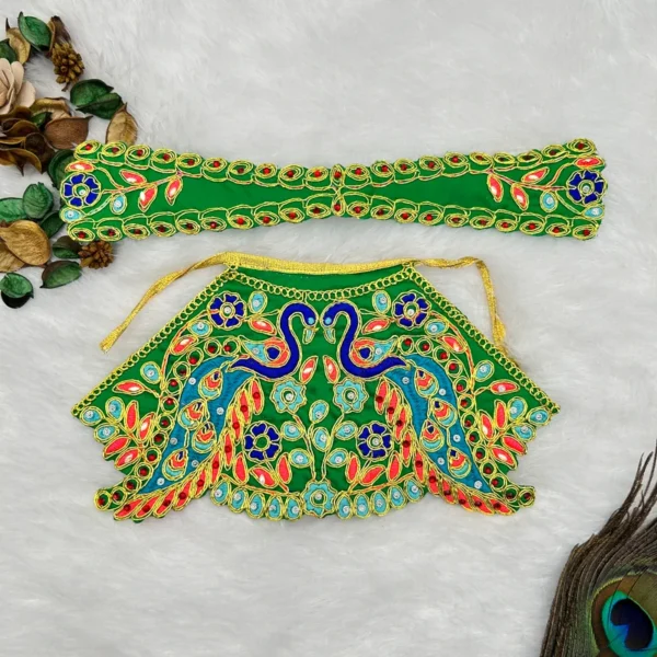 Lahnga Patka Dress poshak for Mata Rani, Lakshmi Mata, Khatu Shyam