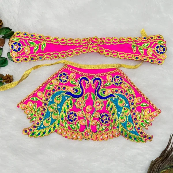 Lahnga Patka Dress poshak for Mata Rani, Lakshmi Mata, Khatu Shyam