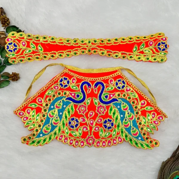 Lahnga Patka Dress poshak for Mata Rani, Lakshmi Mata, Khatu Shyam