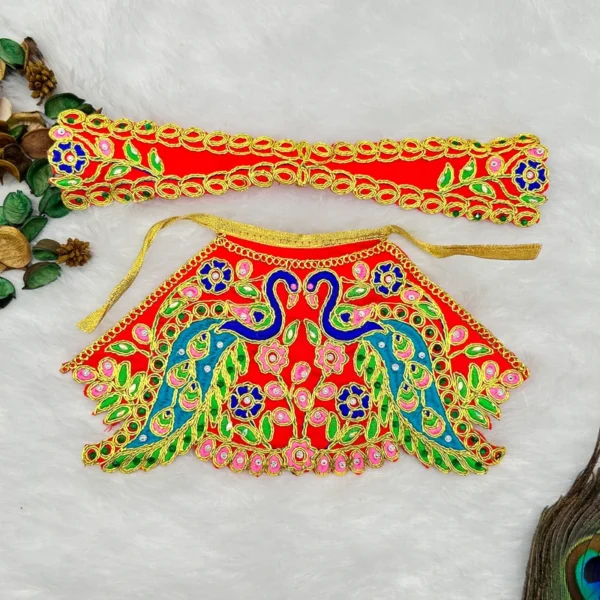 Lahnga Patka Dress poshak for Mata Rani, Lakshmi Mata, Khatu Shyam