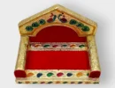 Wooden Singhasan for Thakuri Ji, Radha Rani, God and Goddess.