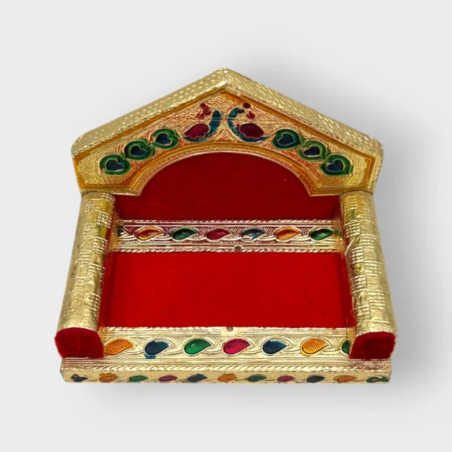 Wooden Singhasan for Thakuri Ji, Radha Rani, God and Goddess.