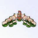Cow set, Ast Sakhi, Ast Sakha, Gopi Set, Janmashtami special Statuette, Figurines, Photo Frames, Decoratives for laddu gopal, Thakur ji, Radha Rani.