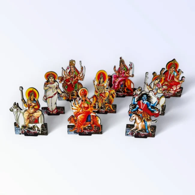 Durga Set, Cow set, Ast Sakhi, Ast Sakha, Gopi Set, Janmashtami special Statuette, Figurines, Photo Frames, Decoratives for laddu gopal, Thakur ji, Radha Rani.