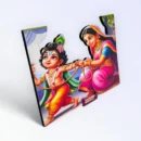 Krishna With Maiya, MDF Cut Out, Size- 6*4 Inches