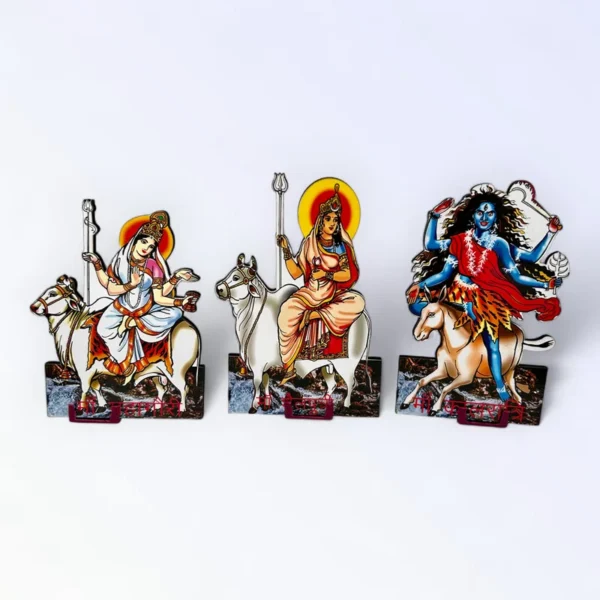 Nav Durga Set, Set of 9 Devi Figurines, Height- 6 Inches