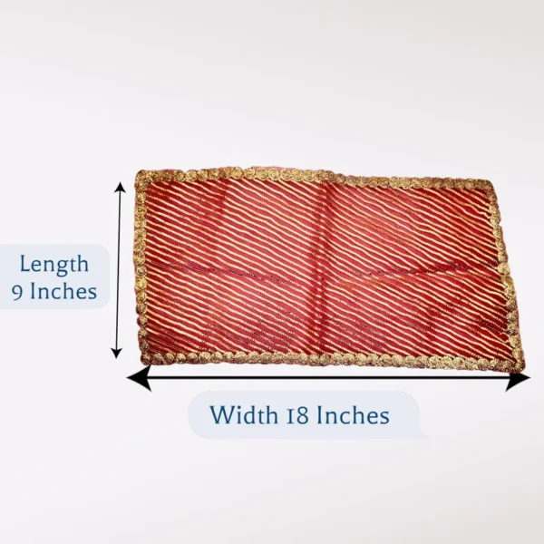Chunari for Mata Rani, 9*18 Inche