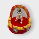 Wooden Singhasan for Thakuri Ji, Radha Rani, God and Goddess.