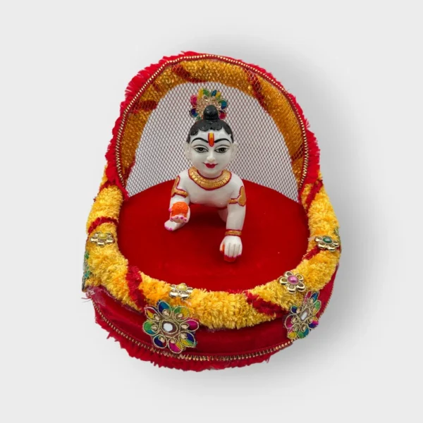 Wooden Singhasan for Thakuri Ji, Radha Rani, God and Goddess.