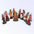 Ast Sakhi, Ast Sakha, Gopi Set, Janmashtami special Statuette, Figurines, Photo Frames, Decoratives for laddu gopal, Thakur ji, Radha Rani.