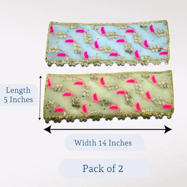 Chunari for Mata Rani, 5*14 Inches, Pack of 2