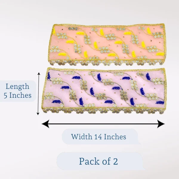 Chunari for Mata Rani, 5*14 Inches, Pack of 2