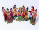 Ast Sakhi, Ast Sakha, Gopi Set, Janmashtami special Statuette, Figurines, Photo Frames, Decoratives for laddu gopal, Thakur ji, Radha Rani.