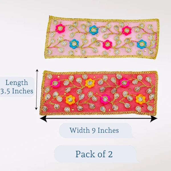 Chunari for Mata Rani, 3*9 Inches, Pack of 2