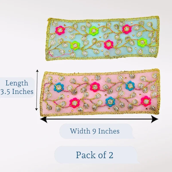 Chunari for Mata Rani, 3*9 Inches, Pack of 2