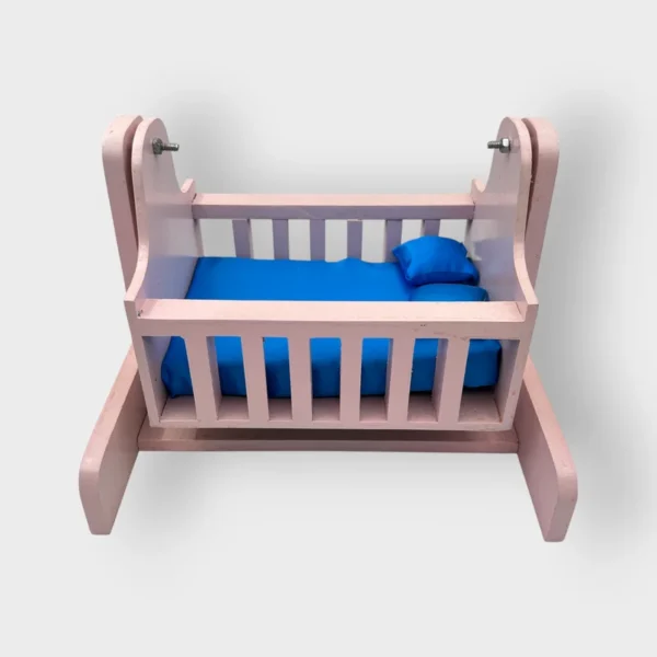 Beautiful Wooden Palna cum Bed, Size- Medium