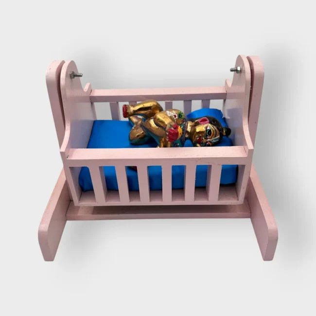 Wooden palna Bed for Thakur Ji, Radha Rani