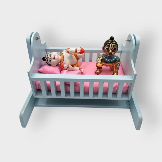 Wooden palna Bed for Thakur Ji, Radha Rani