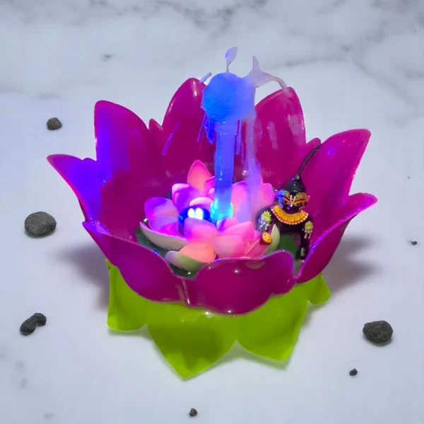 Beautiful Lotus Fountain, Lotus Design, Inbuilt LED Lights