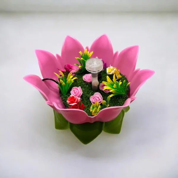 Beautiful Lotus Fountain, Garden Design, Inbuilt LED Lights