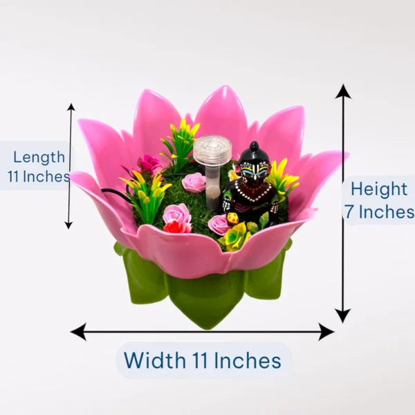 Beautiful Lotus Fountain, Garden Design, Inbuilt LED Lights