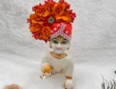 beautiful pagdi mukut for laddu gopal, thakur ji krishna and radha rani. Dresses and Ornaments for idols