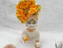 beautiful pagdi mukut for laddu gopal, thakur ji krishna and radha rani. Dresses and Ornaments for idols
