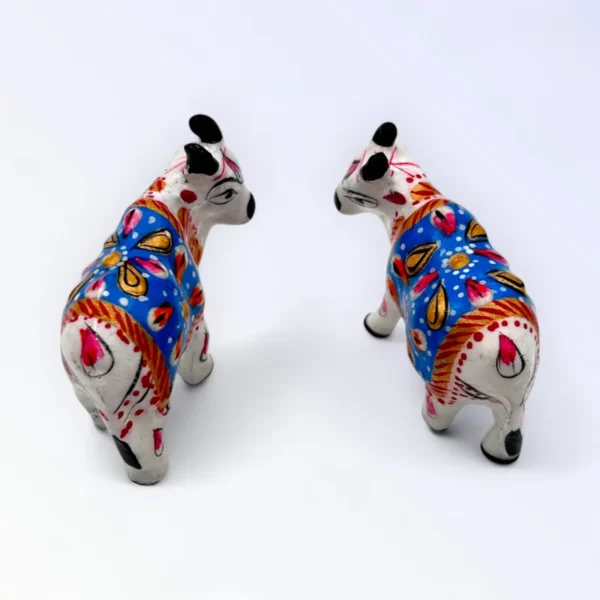 Premium Metal Gaay for Laddu Gopal. Size- 2.5*2 Inches.