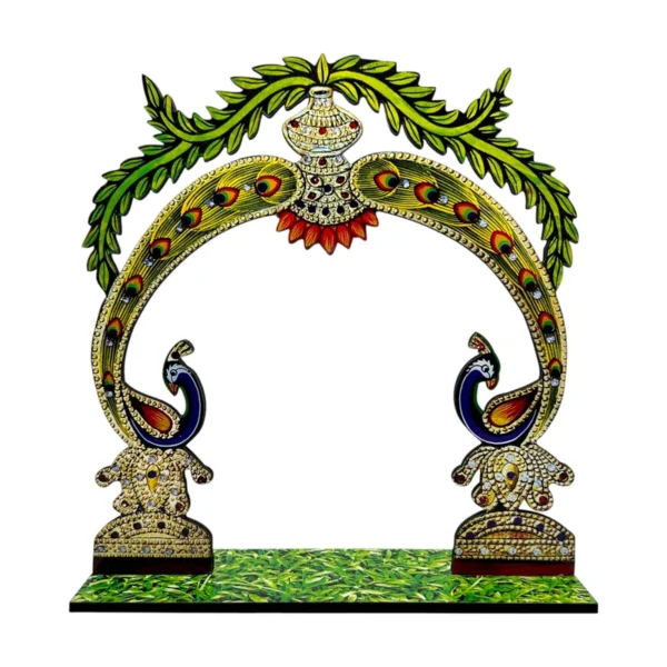 Phool Petika, Backdrop for Laddu Gopal. Wooden