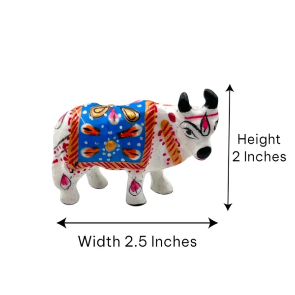 Premium Metal Gaay for Laddu Gopal. Size- 2.5*2 Inches.