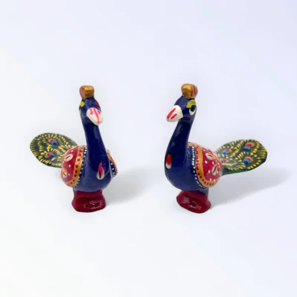 Metal Peacock for Laddu Gopal. Size- 4*2.5 Inches.