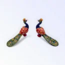 Metal Peacock for Laddu Gopal. Size- 4*2.5 Inches.
