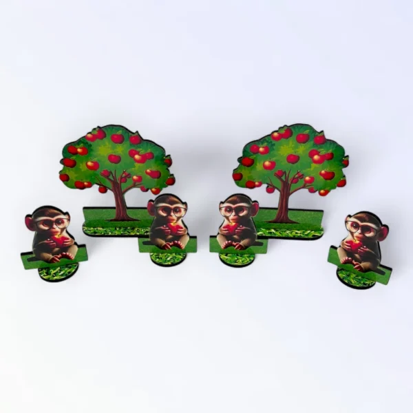 Monkey Apple Toys Set
