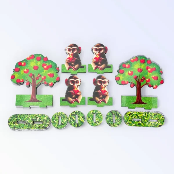 Monkey Apple Toys Set