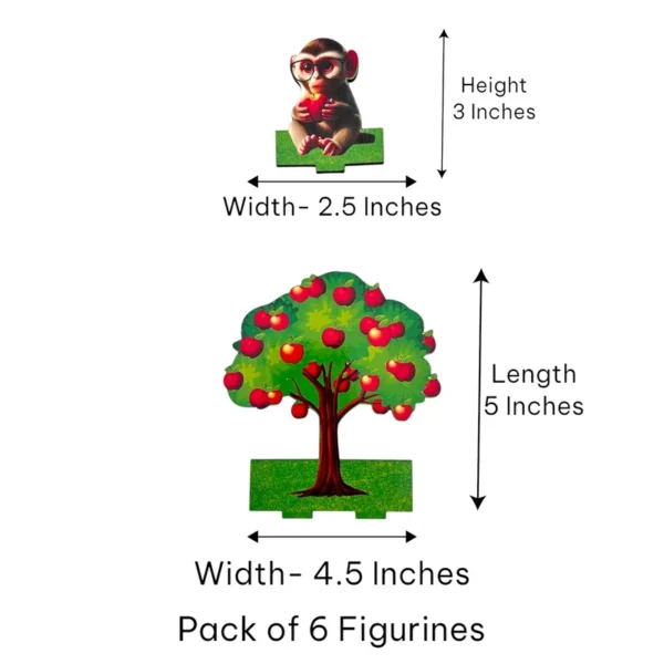 Monkey Apple Toys Set