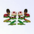 Bird Toy Set for Laddu Gopal. Set of 12 Pieces.